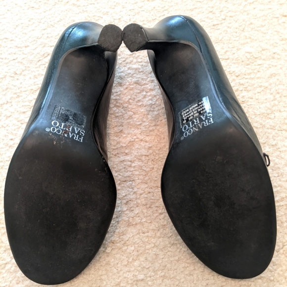 Franco Sarto black leather pumps - Picture 4 of 6
